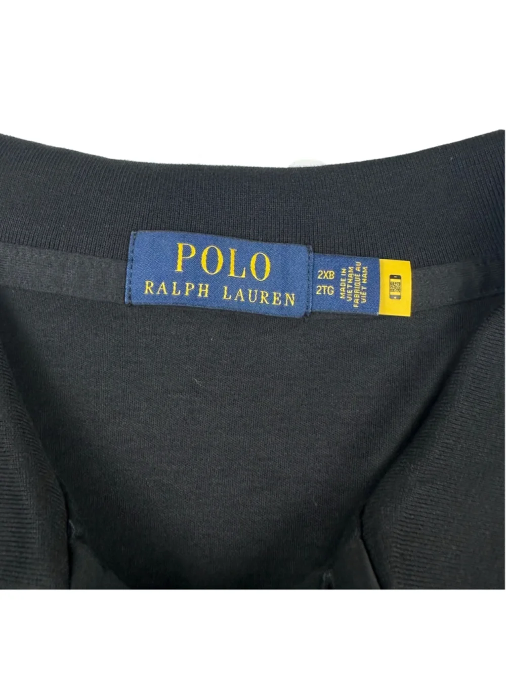 Polo Ralph Lauren Shirt Men 2XB Black Short Sleeve Cotton Classic Pony Logo Big
